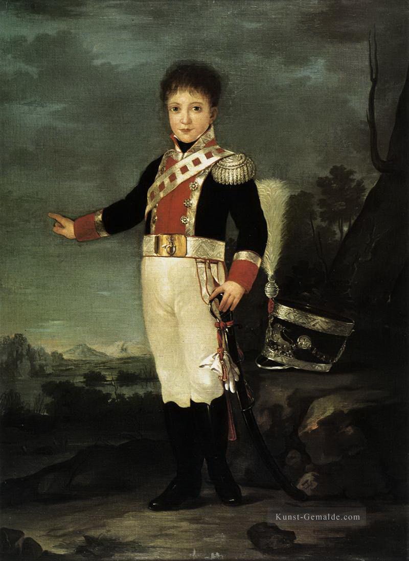 Infante Don Sebastian Gabriel de Borbon y Braganza Francisco de Goya Ölgemälde